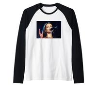 Sharon Corr Singing The Corrs Live in Blue Era 2001 Raglan Baseball Tee
