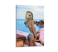 Sharon Tate Canvas Wall Art Decor Living Room Modern Family Bedroom 12x18inch(30x45cm) Frame-style