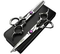 sharonds 6/7/7.5 Inch Hair Scissors Blue Gem Hair Scissors (6 inch -2pc)