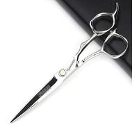 SHARONDS Professional Hairdressing Scissors Set 6 Inch Stylist/Household Scissors Sharp Stainless Steel Hairdressing Scissors Large Set (Flat Cut)
