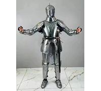 SHAROOANTIPAZ Halloween Costume Medieval Knight Armor Suit Combat Gothic Full Body Armor suit