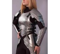SHAROOANTIPAZ Queen of the Elven Polished Steel Medieval Lady Armor Suit- Female Armor Suit