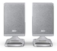 SHARP 2.0.2 Wireless Rear Surround Speakers - Satin Silver, Silver/Grey