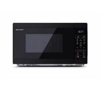 Sharp YC MS02U B Solo Microwave Oven in Black 20L 800W