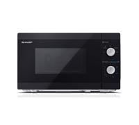 SHARP 20L Microwave Oven with Manual Dial Controls Turntable 800W - YC-MS01U-P