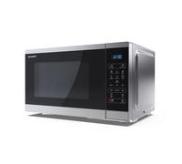 SHARP YC-MS252AU-S 25 Litre 900W Digital Microwave, 11 power levels, ECO Mode, defrost function, LED cavity light - Silver