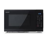 Sharp 25L Freestanding Digital Solo Microwave - Black
