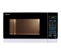 Sharp 25L Freestanding Solo Digital Microwave Oven - White
