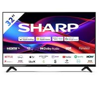 SHARP 32GD2225K 32-Inch HD Ready Frameless Roku Smart TV - HDR10, Active Motion 200, Dolby Digital Plus, 3x HDMI, USB, Apple AirPlay, Google Cast, Alexa/Google Assistant Compatible - Black