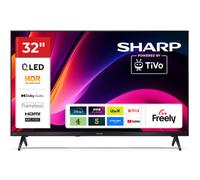 Sharp 32HE3245K 32 inch QLED HD Ready HDR Smart TV Freely, Black