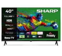 Sharp 40-Inch Full HD LED Roku Smart TV HDR10 HDMI ARC Freely Included 40HD2325K (HD Series)