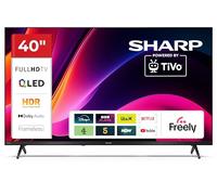Sharp 40-inch Full HD QLED Smart TV TiVo+ Free Channels Dolby Digital HDR10 HDMI with ARC DVB-T/T2/C/S/S2 Tuner 40HE3345K Freely Included (HE Series)