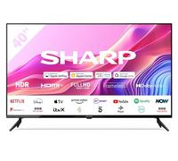 SHARP 40FD6K 40-Inch Full HD Smart Roku TV™ in Black with Active Motion 200, HDR10 support, Freeview Play, Pre-Installed Apps, 3x HDMI & 1x USB