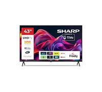 Sharp 43,inch 4K Ultra HD Frameless Smart TV,Powered by TiVo, Dolby Vision HDR, Dolby Atmos, AV1, HDMI 2.1 (eARC), Freely