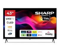 Sharp 43-inch 4K Ultra HD QLED Powered by TiVo Smart TV TiVo+ Free Channels Dolby Vision Dolby Atmos HDMI 2.1 with eARC DVB-T/T2/C/S/S2 Tuner 43HM5345K Freely Included (HM Series)