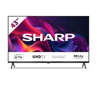 SHARP 43 Inch LED TV 4K UHD TiVo Frameless Smart TV 43GK4245K 3 HDMI Inputs