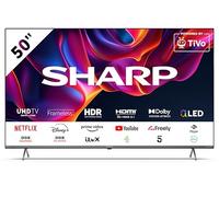 Sharp 50" 4K Ultra HD Smart TV Voice Control, Dolby Vision, Dolby Atmos, TiVo Powered, HARMAN/KARDON Sound 160+ Free Channels