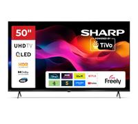 Sharp 50-inch 4K Ultra HD QLED Smart TV 50HM5345K | Dolby Vision, Dolby Atmos, HDMI eARC, Freely Included, HM Series