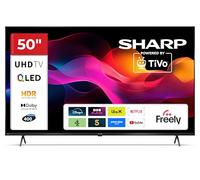 Sharp 50-inch 4K Ultra HD QLED Smart TV Dolby Vision Dolby Atmos HDMI eARC Freely Included 50HM5345KB (HM Series)