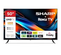 Sharp 50-inch 4K Ultra HD Roku Smart TV 50HJ4325K | Dolby Vision HDR, HDMI eARC, Freely Included, HJ Series