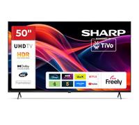 Sharp 50-inch 4K Ultra HD Smart TV 50HK4345K | Dolby Vision Dolby Atmos HDMI eARC Freely Included (HK Series)