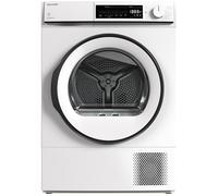 Sharp 8kg Heat Pump Tumble Dryer Freestanding White KD-NHB8S6GW3-EN