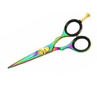 Sharp and Stylish 4.5 inch Professional Hair Cutting Scissors with Titanium Coated Japanese Blades and Presentation Case