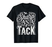 Sharp As A Tack Clever Witty Smart Puns ||- T-Shirt