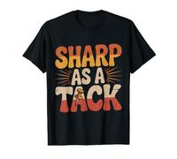 Sharp As A Tack Clever Witty Smart Puns Value Graphic T-Shirt