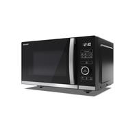 Sharp Home Appliances YC-QS254AU-B microwave Black, Stainless steel Solo microwave Countertop 25 L 900 W