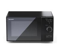 SHARP Compact Microwave Oven with 1000W Grill 700W 20L Turntable YC-GG02U-B