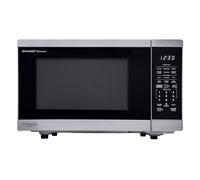 SHARP Countertop Microwave Oven Compatible with Alexa Orville Redenbacher Certified with Removable 31.5 cm Turntable Plate, 1000W, 1.1 Cubic Feet, Stainless Steel