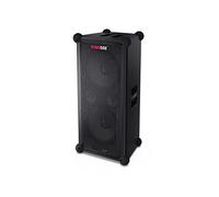 Sharp CP-LS100 SumoBox Portable Bluetooth Speaker, 120W RMS, Black | 120W RMS portable speaker with up to 10 hours battery life, Bluetooth 5.0, XLR/TRS inputs and SAM by Devialet.