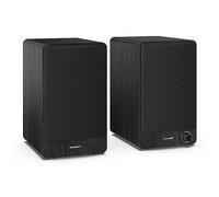 Sharp Cp-Ss30(Bk) 2-Way Active Bookshelf Speakers With Bluetooth Audio Streaming - Black