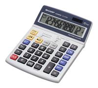 Sharp EL2125C calculator Desktop Financial Black, Blue, Grey