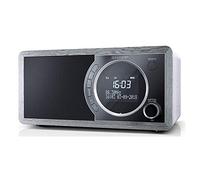 SHARP DR-450(GR) Digital Radio with DAB/DAB+/FM | DAB/DAB+/FM Bluetooth 4.2, 20 Station Memory, Alarm Clock and Snooze Function, Wooden Cover and LCD Display