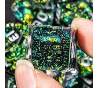 Sharp Edge Resin Dungeons and Dragons D&D Dice