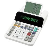 Sharp EL-1501 Display Desktop Calculator (Paper& Ink-Free, 12-Digit and 5-Line LCD Display, Battery Operated) White, 150 mm x 62 mm x 228 mm