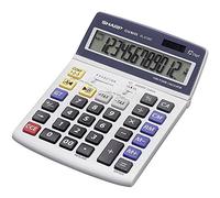 Sharp EL 2125 C Answer CheckFeature, Desktop Calculator, Grey