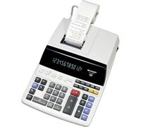 Sharp EL-2607V Printing Desktop Calculator 12 Digits Black Red Printing Colours White