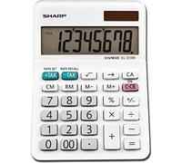 Sharp EL-310WB Calculator, White 3.125