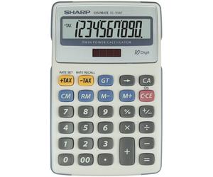 Sharp EL-334F calculator Desktop Financial Grey