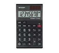 Sharp Black Semi-Desktop Calculator EL310N