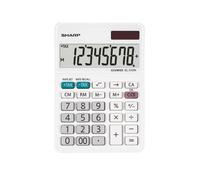 Sharp EL310W B 8 Digit Desktop Calculator White EL-310W B