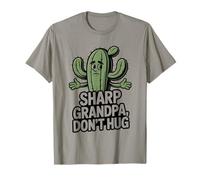 Sharp Grandpa Don't Hug Funny Cactus Humor T-Shirt