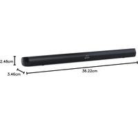 Sharp HT-SB147 2.0 Slim Soundbar - 150W Powerful Audio, Bluetooth Wireless Streaming, HDMI ARC, Optical & AUX Input, Wall Mountable, Easy Plug & Play Setup - Ideal for TVs, Movies & Music - in Black