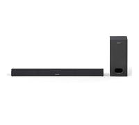 Sharp HT-SBW110 2.1 180W Slim Soundbar System with Wired Subwoofer - Black Black