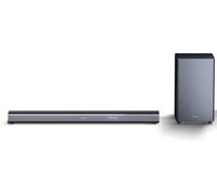 Sharp HT-SBW460 3.1 Soundbar, Black | Dolby Atmos with Subwoofer for TV, Wireless Bluetooth, Surround Sound, 4K Pass-Through, Aux, HDMI ARC/CEC & USB, 440W