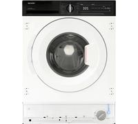 Sharp Integrated Washing Machine 7kg 1400rpm ES-NIH714BWA-EN