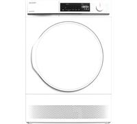 Sharp Home Appliances KD-NCB8S7GW91-EN tumble dryer Freestanding Front-load 8 kg White